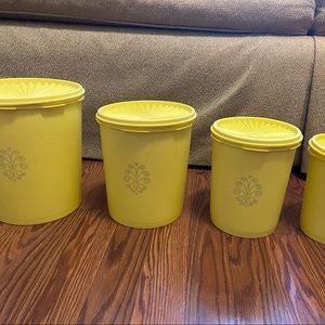*SOLD* Vintage Tupperware Canister Set
